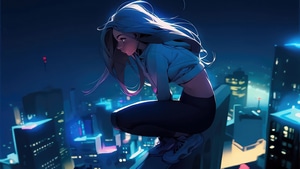 Anime Girl, Anime, Artist, Artwork, Digital Art, 4K wallpaper