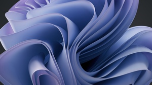 Windows 11, Swirls, Curves, Stock, 4K wallpaper