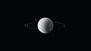 Planet, Dark, Black, Artist, Artwork, Digital Art, 4K wallpaper