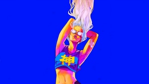 Artist, Artwork, Digital Art, Blue, 4K wallpaper
