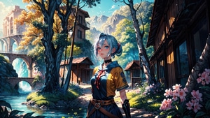 Anime Girl, Anime, Artist, Artwork, Digital Art, Deviantart, 4K wallpaper