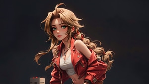 Aerith Gainsborough, Final Fantasy, Games, Artist, Artwork, Digital Art, Deviantart, 4K wallpaper