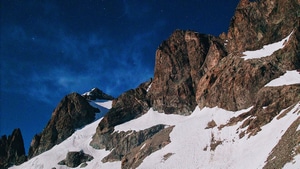 Snow, Mountains, Nature, Sky, 4K wallpaper