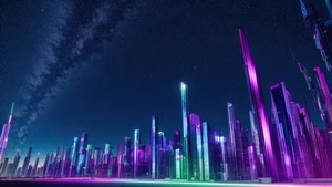 Skyscraper, Night, Minimalism, Minimalist, Artist, Artwork, Digital Art, Deviantart, 4K wallpaper