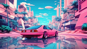 Artist, Artwork, Digital Art, Pink, Deviantart, 4K wallpaper