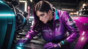 Cyberpunk, Ai Girls, Ai, Scifi, Artist, Artwork, Digital Art, Deviantart, 4K wallpaper