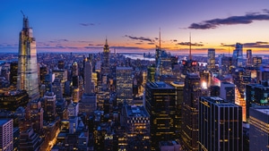 Usa, World, Skyscraper, New York, City, Night, 4K wallpaper