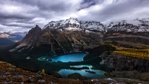 Mountains, Lake, Nature, 4K wallpaper