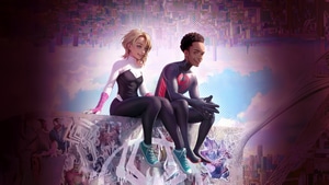 Miles Morales, Gwen Stacy, Spiderman, Superheroes, Artist, Artwork, Digital Art, Artstation, 4K wallpaper