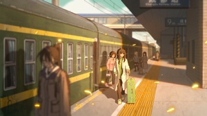 Anime Girl, Anime, Train, Artist, Artwork, Digital Art, 4K wallpaper