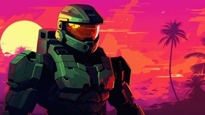 Halo, Games, Artist, Artwork, Digital Art, 4K wallpaper