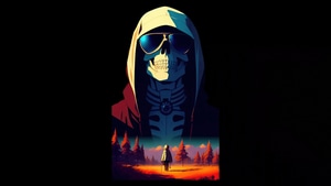 Artist, Artwork, Skull, Dark, 4K wallpaper