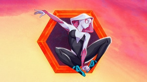 Spider Man Across The Spider Verse, Gwen Stacy, Superheroes, Movies, Artist, Artwork, Digital Art, Behance, 4K wallpaper