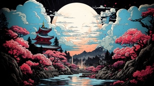 Japanese, Illustration, Artist, Artwork, Digital Art, 4K wallpaper