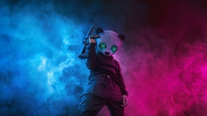 Panda, Artist, Artwork, Digital Art, 4K wallpaper