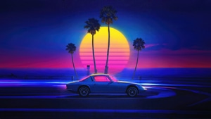 Synthwave, Artist, Artwork, Digital Art, 4K wallpaper