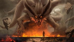 Kurama, Naruto, Anime, Artist, Artwork, Digital Art, 4K wallpaper