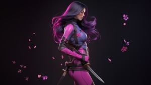 Psylocke, Superheroes, Artist, Artwork, Digital Art, Artstation, 4K wallpaper