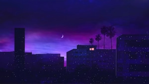 Synthwave, Minimalism, Minimalist, Night, Artist, Artwork, Digital Art, 4K wallpaper