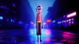 Batman, Rick And Morty, Rick, Superheroes, Artwork, Digital Art, Artist, Behance, 4K wallpaper