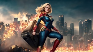 Captain Marvel, Superheroes, Artwork, Digital Art, Artist, Deviantart, 4K wallpaper