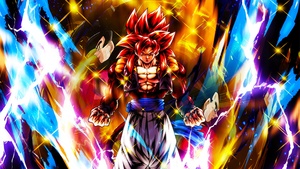Super Saiyan, Gogeta, Dragon Ball Legends, 4K wallpaper