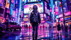 Anime Girl, Anime, Artist, Artwork, Digital Art, 4K wallpaper