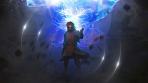 Madara Uchiha, Naruto, Anime, Artist, Artwork, Digital Art, 4K wallpaper