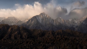 Mountains, Clouds, Nature, 4K wallpaper
