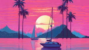 Vaporwave, Artist, Artwork, Digital Art, 4K wallpaper