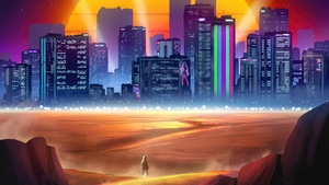 Synthwave, Artist, Artwork, Digital Art, Artstation, 4K wallpaper