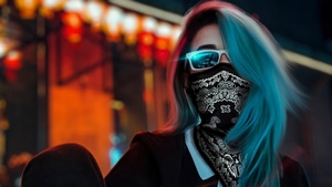 Sunglasses, Artist, Artwork, Digital Art, 4K wallpaper