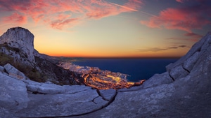 Monaco, World, Beautiful Places, Photography, Sunset, 4K wallpaper