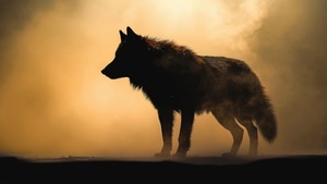 Wolf, Artist, Artwork, Digital Art, 4K wallpaper