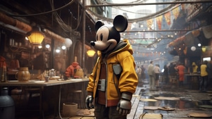Mickey Mouse, Cartoons, Ai, Artist, Artwork, Digital Art, 4K wallpaper
