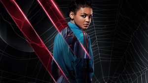Spider-Girl, Madame Web, 2024 Movies, Dark background, 4K wallpaper