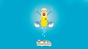 Breaking Bad, Walter White, Tv Shows, Minimalism, Minimalist, Artist, Artwork, Behance, 4K wallpaper