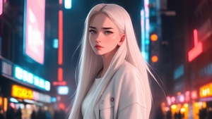 Anime Girl, Anime, Artist, Artwork, Digital Art, 4K wallpaper