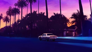 Cars, Synthwave, Artist, Artwork, Digital Art, 4K wallpaper