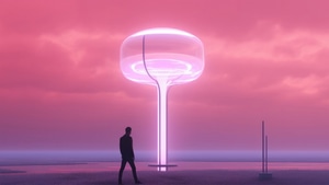 Ai, Artist, Artwork, Digital Art, Light Pole, 4K wallpaper