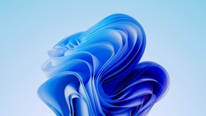 Windows 11, Bloom, Light Mode, Blue abstract, Vibrant, 4K wallpaper