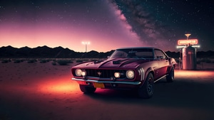 Classic Cars, Cars, Artist, Artwork, Digital Art, 4K wallpaper