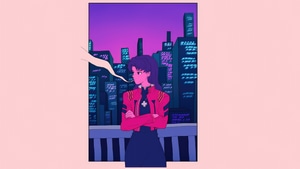 Neon Genesis Evangelion, Anime Girl, Anime, Minimalism, Minimalist, Smoking, 4K wallpaper
