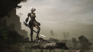 Nier Automata, Games, Artist, Artwork, Digital Art, Artstation, 4K wallpaper