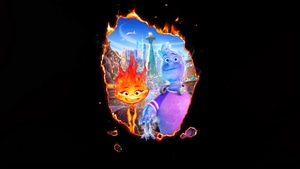 Elemental, 2023 Movies, Animated Movies, Movies, Dark, Black, 4K wallpaper