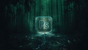 Photoshop, Logo, 3d, Behance, 4K wallpaper