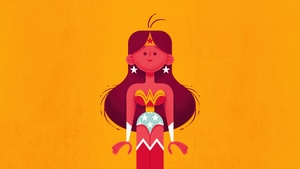 Wonder Woman, Superheroes, Minimalism, Minimalist, Artist, Artwork, Digital Art, Artstation, 4K wallpaper
