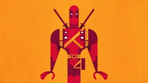 Deadpool, Superheroes, Minimalism, Minimalist, Artist, Artwork, Digital Art, Artstation, 4K wallpaper