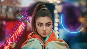 Girls, Model, Photography, Lights, 4K wallpaper