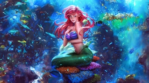 The Little Mermaid 2023, The Little Mermaid, 2023 Movies, Animated Movies, Ariel, Mermaid, 4K wallpaper